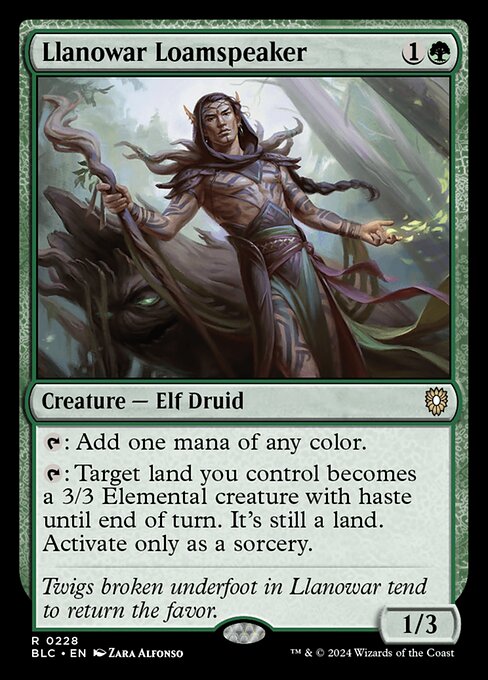 Llanowar Loamspeaker (BLC 228)