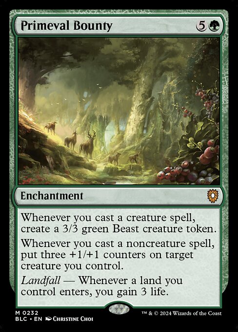 Primeval Bounty (BLC 232)