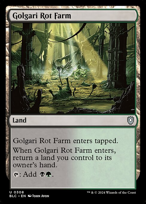 Golgari Rot Farm (BLC 308)