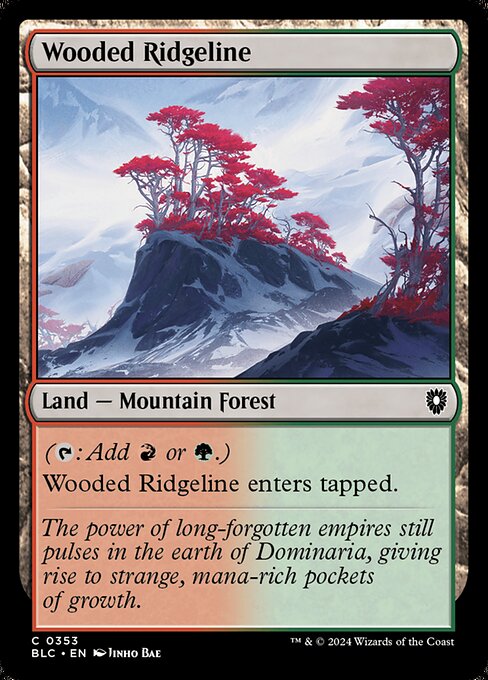 Wooded Ridgeline (BLC 353)