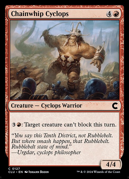 Chainwhip Cyclops (CLU 127)