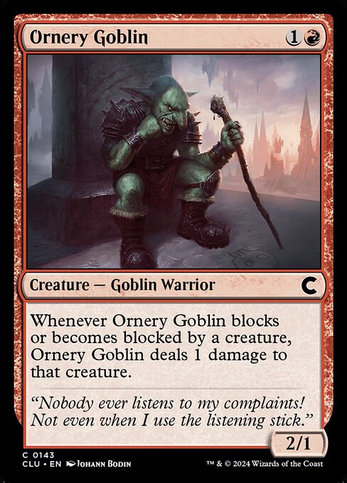 Ornery Goblin (CLU 143)