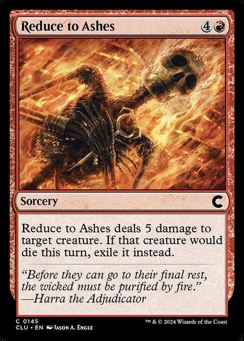 Reduce to Ashes (CLU 145)