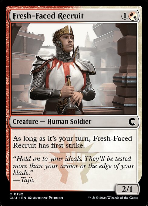 Fresh-Faced Recruit (CLU 192)