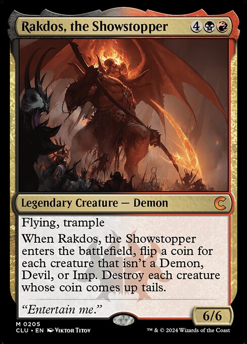 Rakdos, the Showstopper (CLU 205)