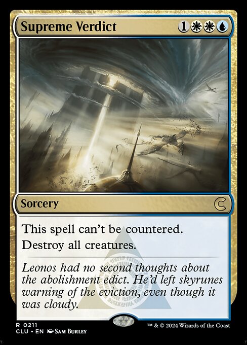 Supreme Verdict (CLU 211)