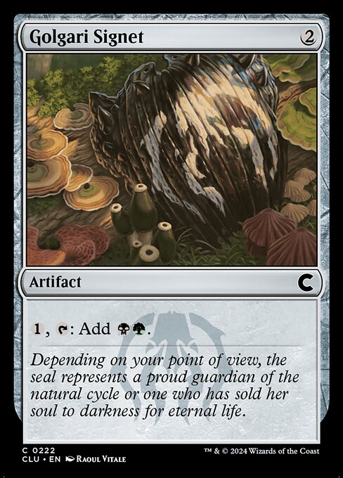 Golgari Signet (CLU 222)