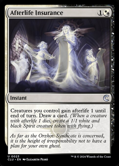 Afterlife Insurance (CLU 23)