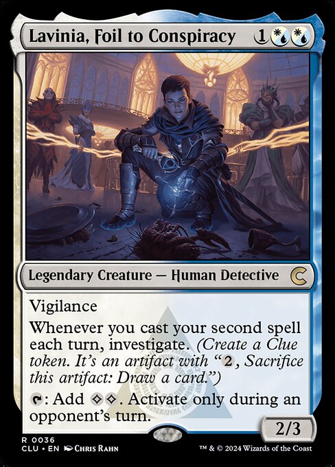 Lavinia, Foil to Conspiracy (CLU 36)