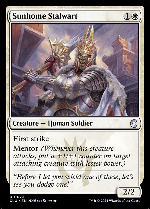 Sunhome Stalwart (CLU 73)