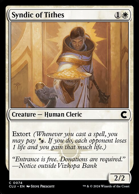 Syndic of Tithes (CLU 74)