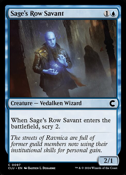 Sage's Row Savant (CLU 97)