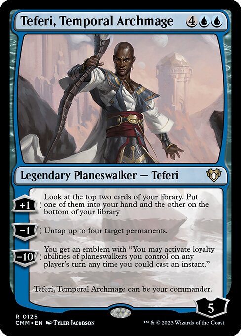 Teferi, Temporal Archmage (CMM 125)