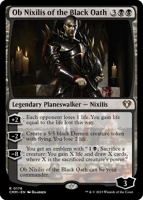 Ob Nixilis of the Black Oath (CMM 176)