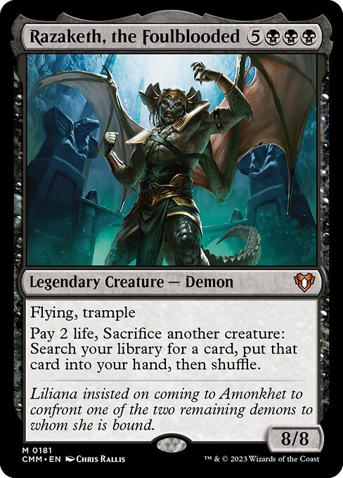 Razaketh, the Foulblooded (CMM 181)