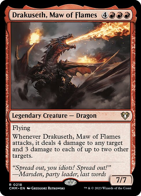 Drakuseth, Maw of Flames (CMM 218)