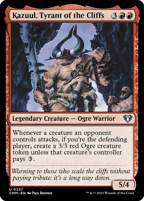 Kazuul, Tyrant of the Cliffs (CMM 237)
