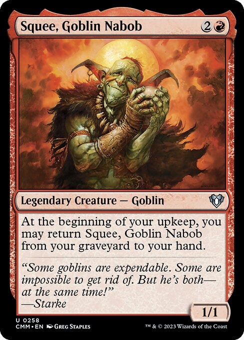 Squee, Goblin Nabob (CMM 258)