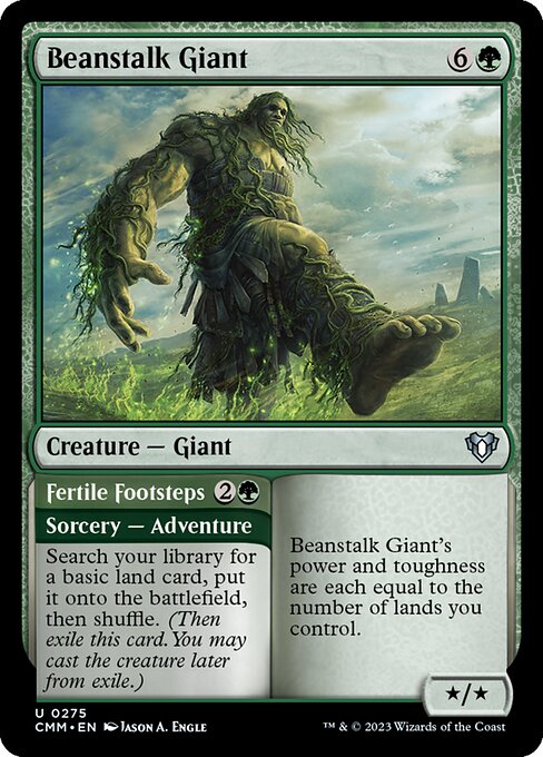 Beanstalk Giant // Fertile Footsteps (CMM 275)