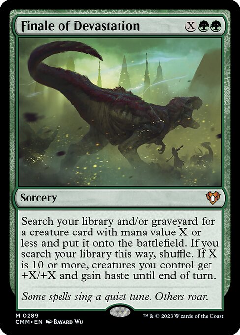 Finale of Devastation (CMM 289)