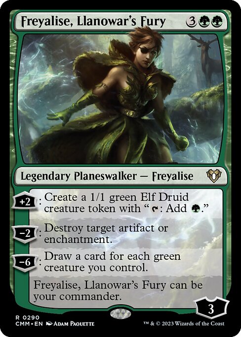 Freyalise, Llanowar's Fury (CMM 290)