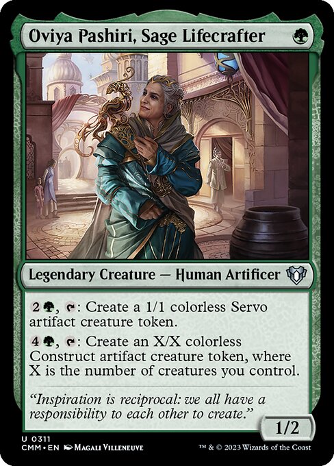 Oviya Pashiri, Sage Lifecrafter (CMM 311)