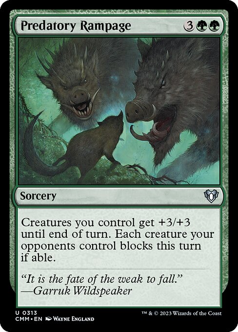 Predatory Rampage (CMM 313)