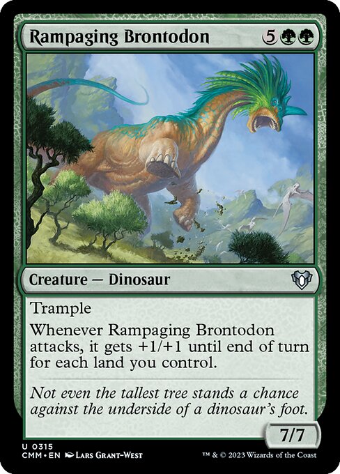 Rampaging Brontodon (CMM 315)