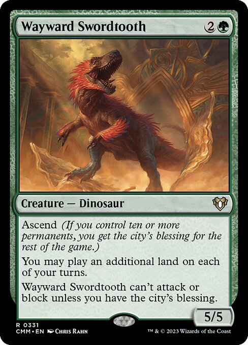 Wayward Swordtooth (CMM 331)