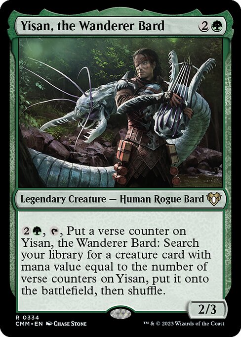 Yisan, the Wanderer Bard (CMM 334)