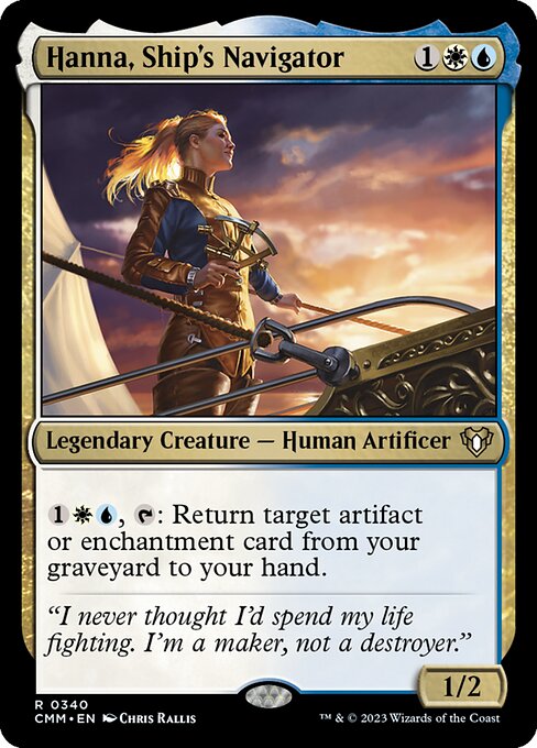 Hanna, Ship's Navigator (CMM 340)