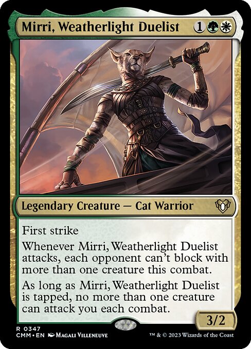 Mirri, Weatherlight Duelist (CMM 347)
