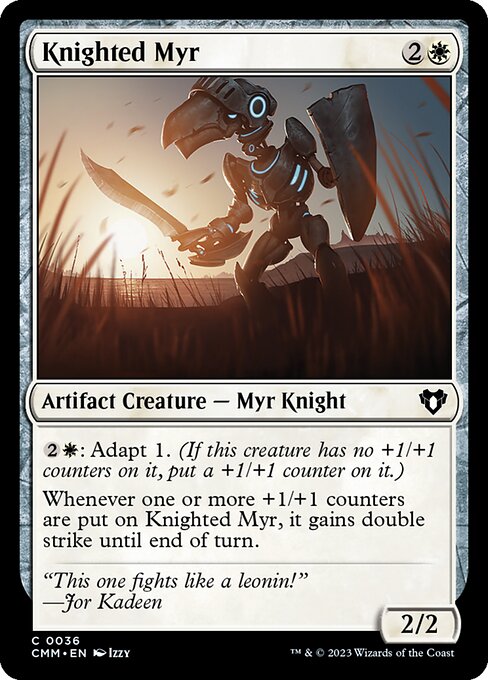 Knighted Myr (CMM 36)