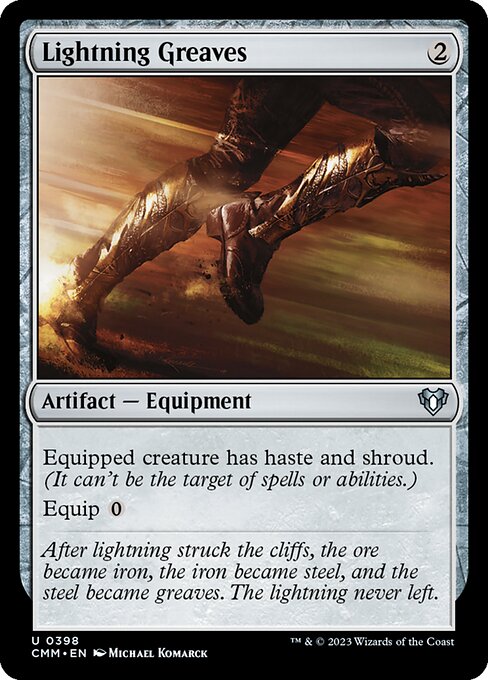 Lightning Greaves (CMM 398)