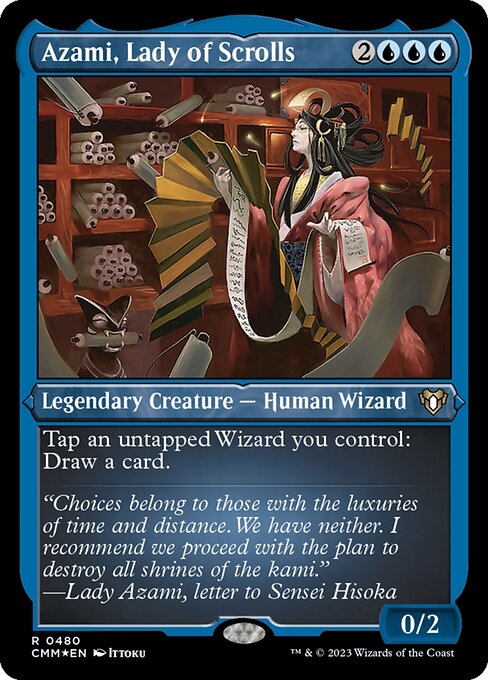 Azami, Lady of Scrolls (CMM 480)