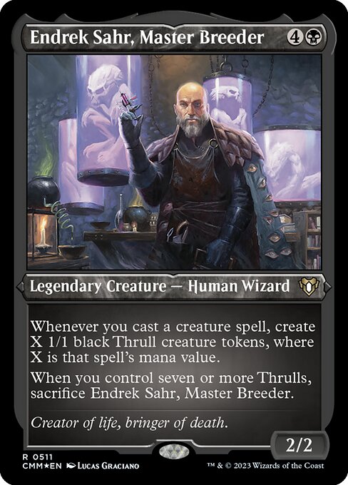 Endrek Sahr, Master Breeder (CMM 511)