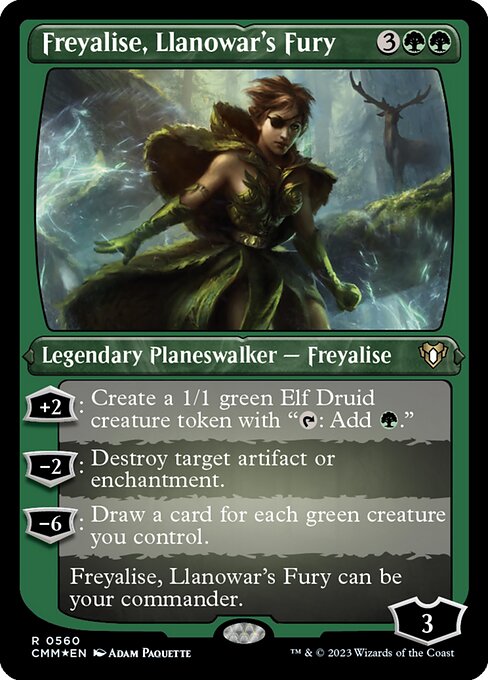 Freyalise, Llanowar's Fury (CMM 560)