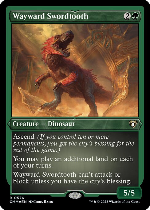 Wayward Swordtooth (CMM 576)
