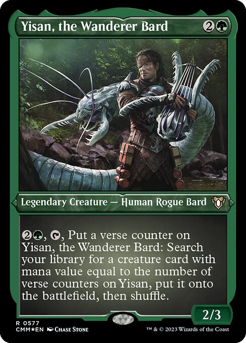 Yisan, the Wanderer Bard (CMM 577)