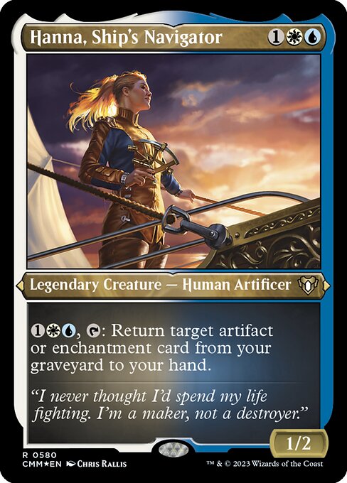 Hanna, Ship's Navigator (CMM 580)