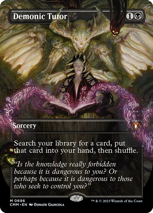 Demonic Tutor (CMM 696)