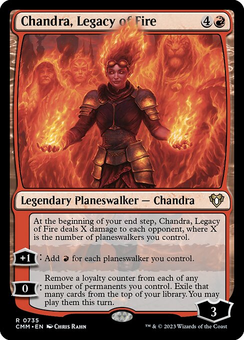 Chandra, Legacy of Fire (CMM 735)