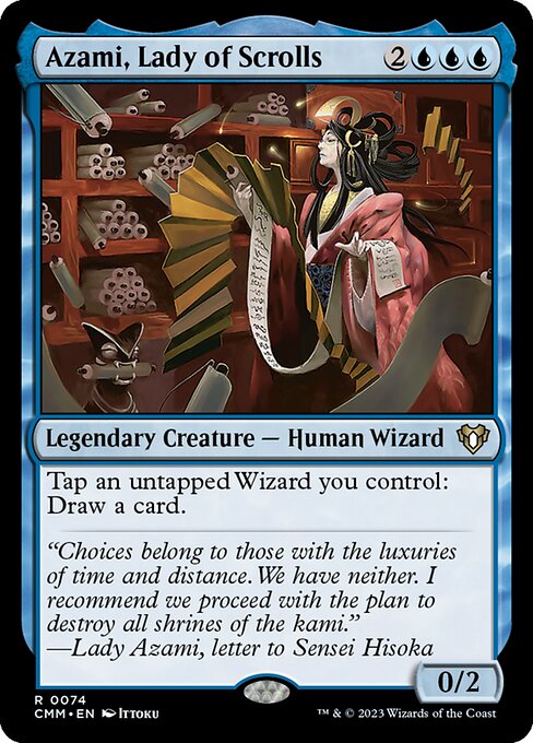 Azami, Lady of Scrolls (CMM 74)