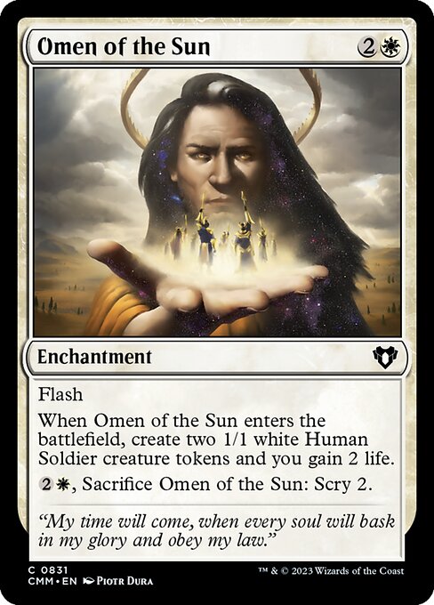 Omen of the Sun (CMM 831)