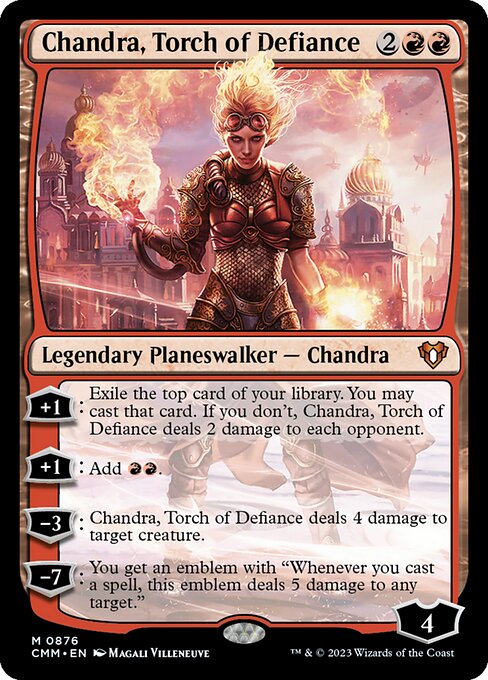 Chandra, Torch of Defiance (CMM 876)