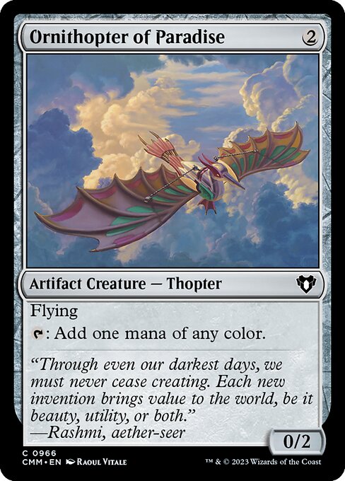 Ornithopter of Paradise (CMM 966)
