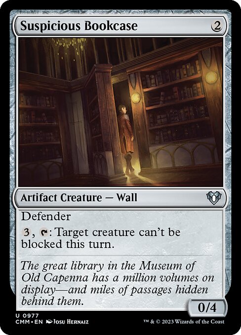 Suspicious Bookcase (CMM 977)