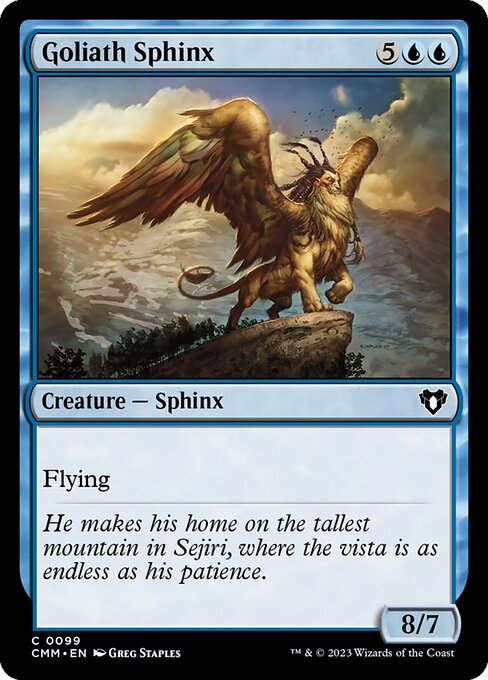 Goliath Sphinx (CMM 99)