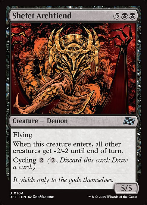 Shefet Archfiend (DFT 104)
