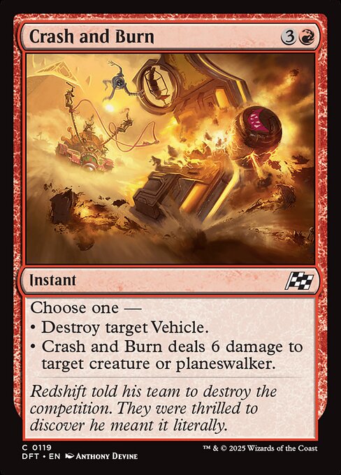 Crash and Burn (DFT 119)